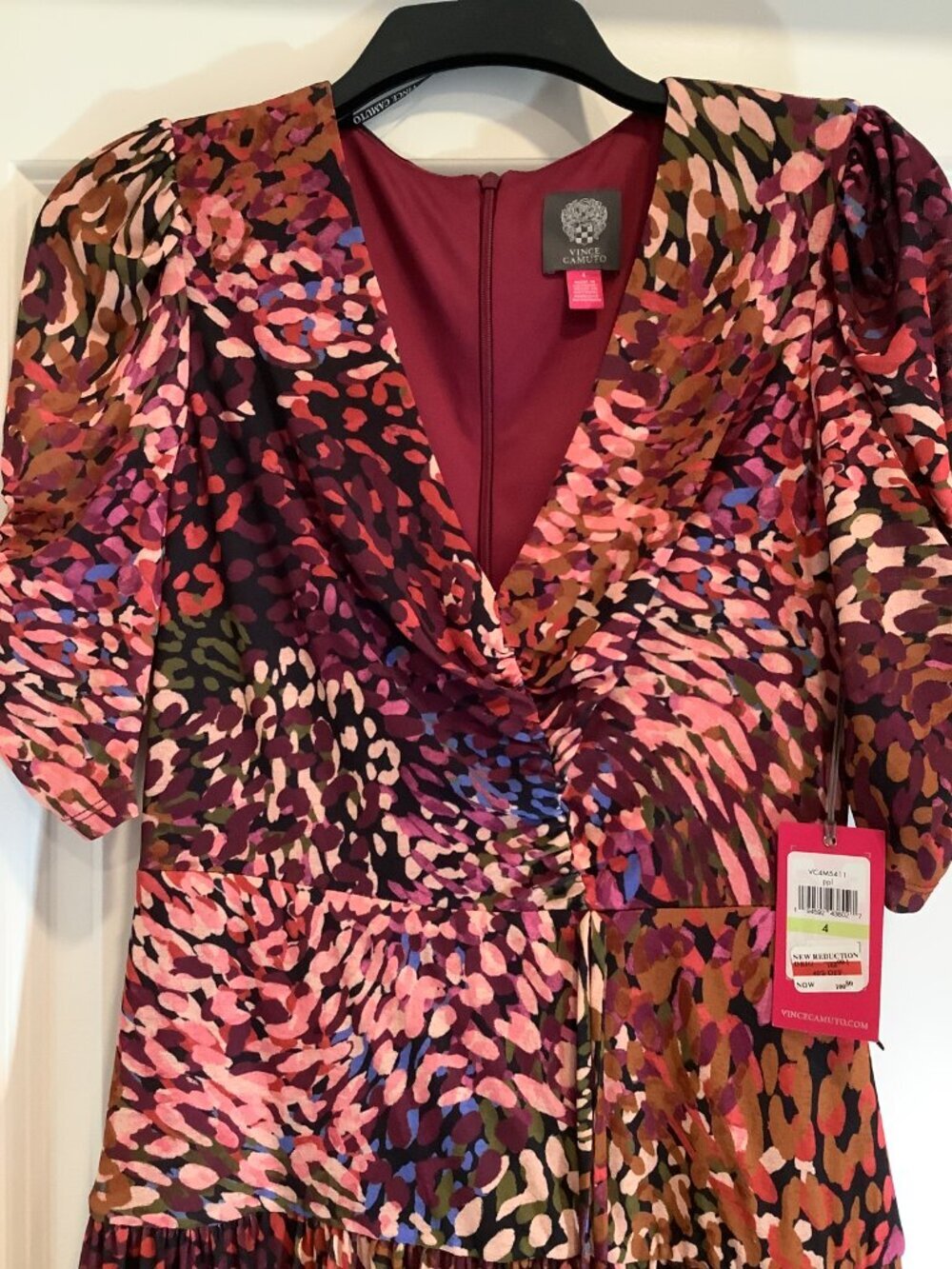 NWT- Vince Camuto Maxi Dress, Size 4, Perfect Summer Style - Picture 3 of 6